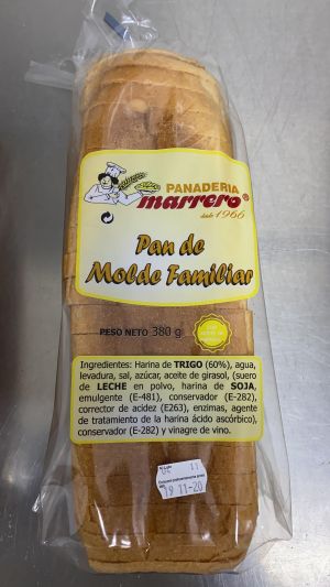 Pan de Molde Familiar